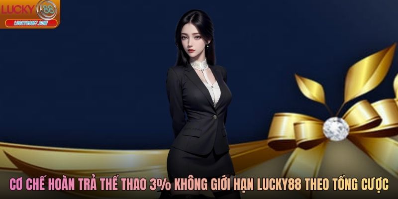Cơ chế hoàn trả thể thao 3% không giới hạn Lucky88 theo tổng cược